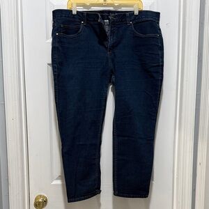 Rafaella Women's Dark Blue Ankle Jeans